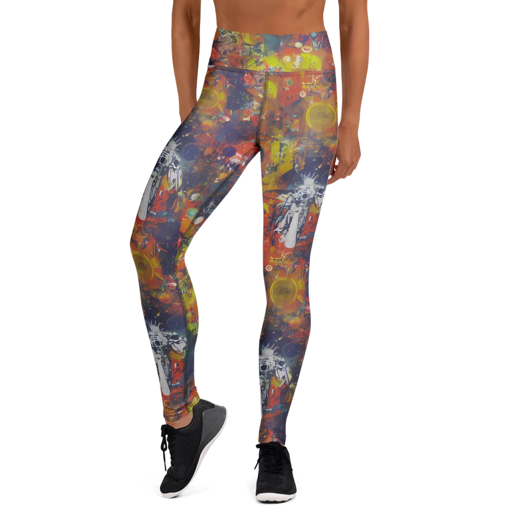 Lucid Revolution on Yoga Leggings — Front