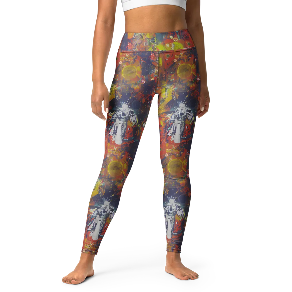 Lucid Revolution on Yoga Leggings — Front