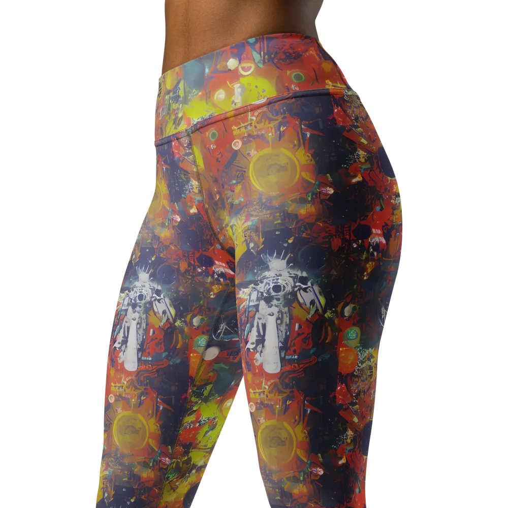 Lucid Revolution on Yoga Leggings — Left Front