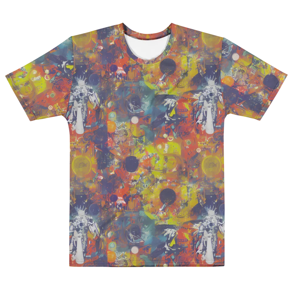 Lucid Revolution on Men's Cotton Crew Neck T-Shirt — Front