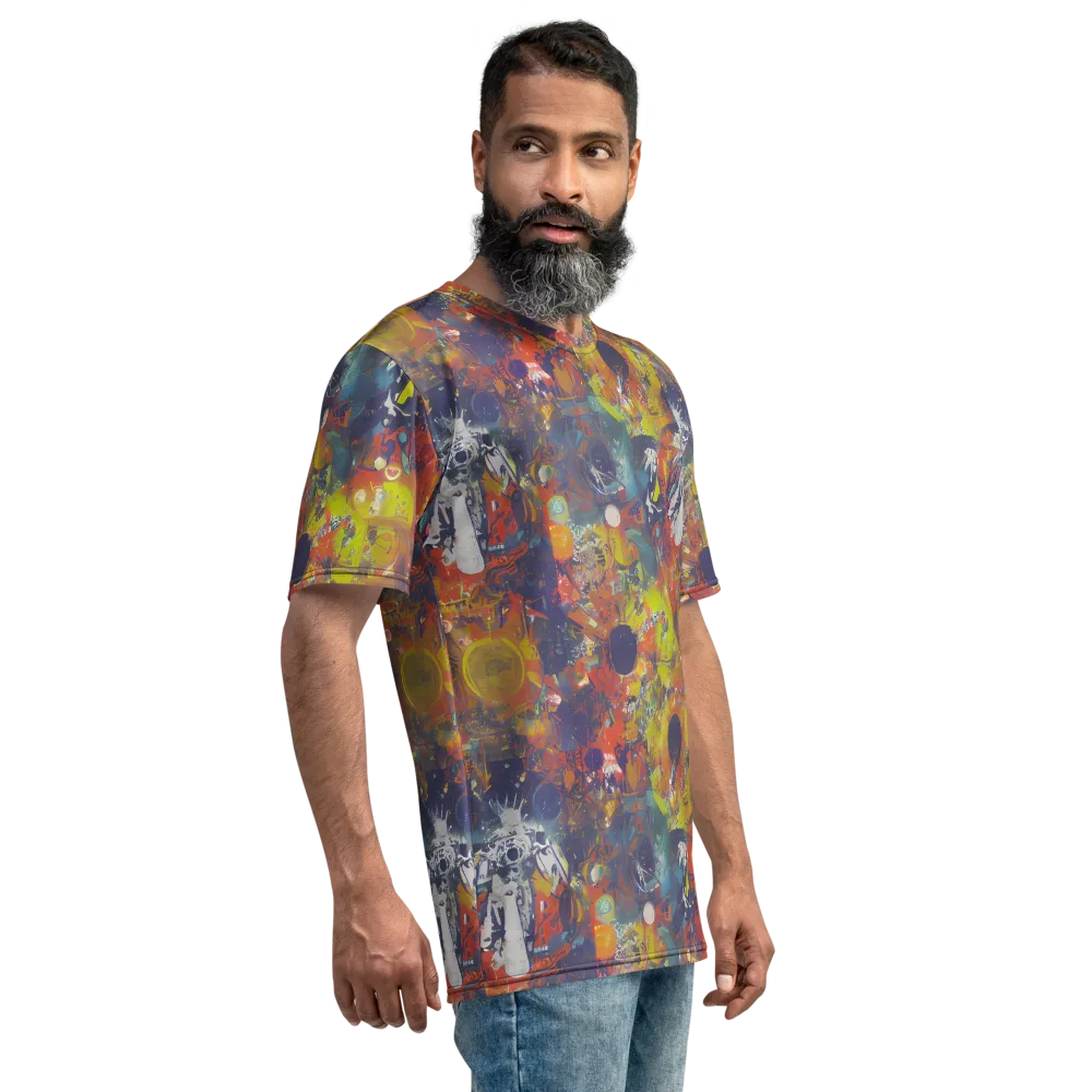 Lucid Revolution on Men's Crew Neck T-Shirt — Right