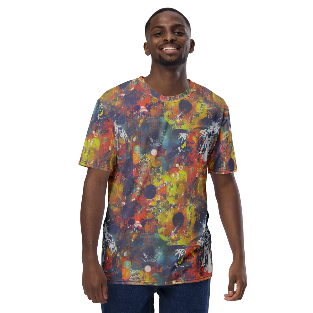 Lucid Revolution on Men's Crew Neck T-Shirt — Front