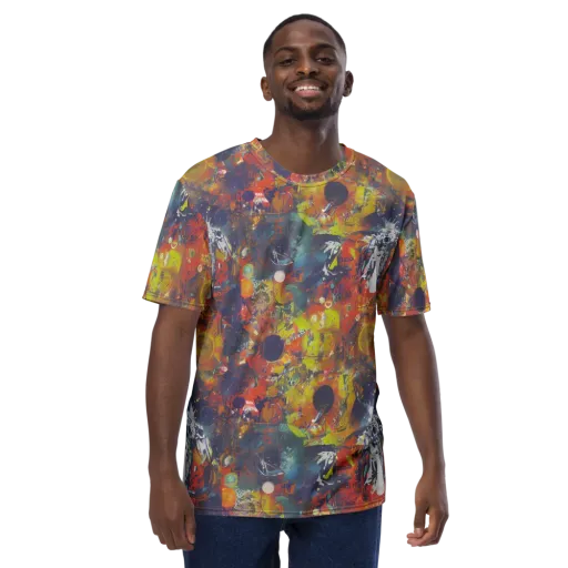 Lucid Revolution on a Men's Crew Neck T-Shirt