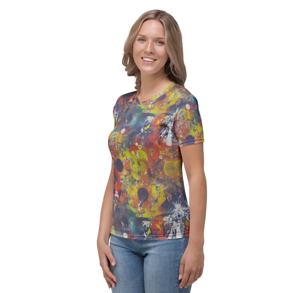 Lucid Revolution on Women's Crew Neck T-Shirt — Left