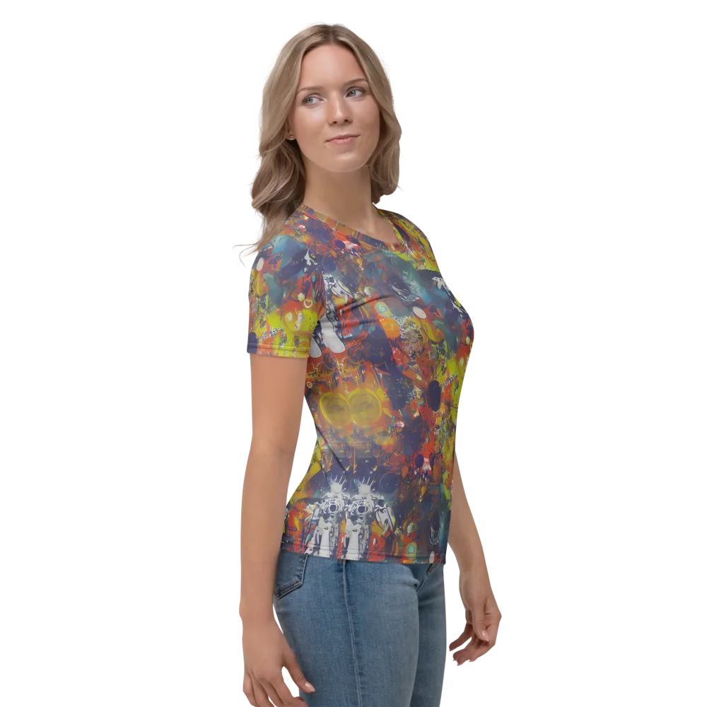 Lucid Revolution on Women's Crew Neck T-Shirt — Right
