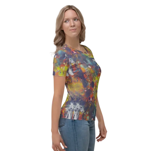 Lucid Revolution on a Women's Crew Neck T-Shirt