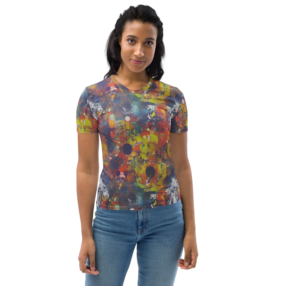 Lucid Revolution on Women's Crew Neck T-Shirt — Front