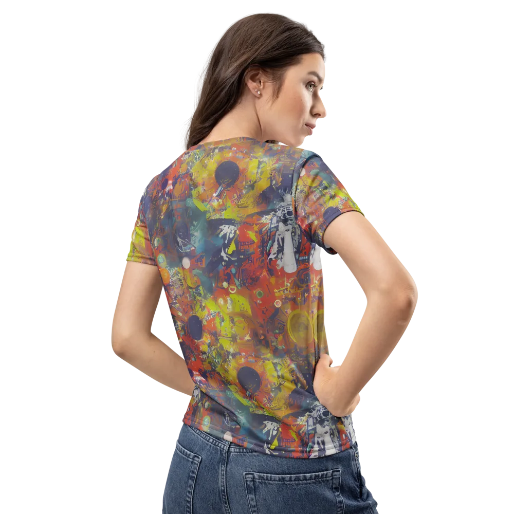Lucid Revolution on Women's Crew Neck T-Shirt — Back
