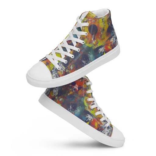 Lucid Revolution on a Women's High Top Canvas Shoes