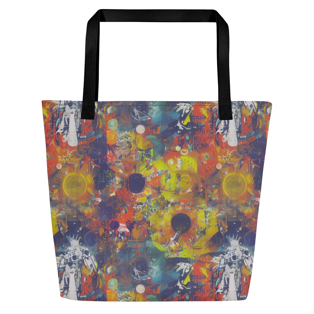 Lucid Revolution on Large Tote Bag W/ Pocket — Front
