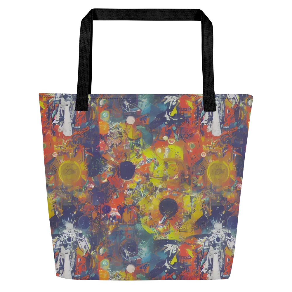 Lucid Revolution on Large Tote Bag W/ Pocket — Front