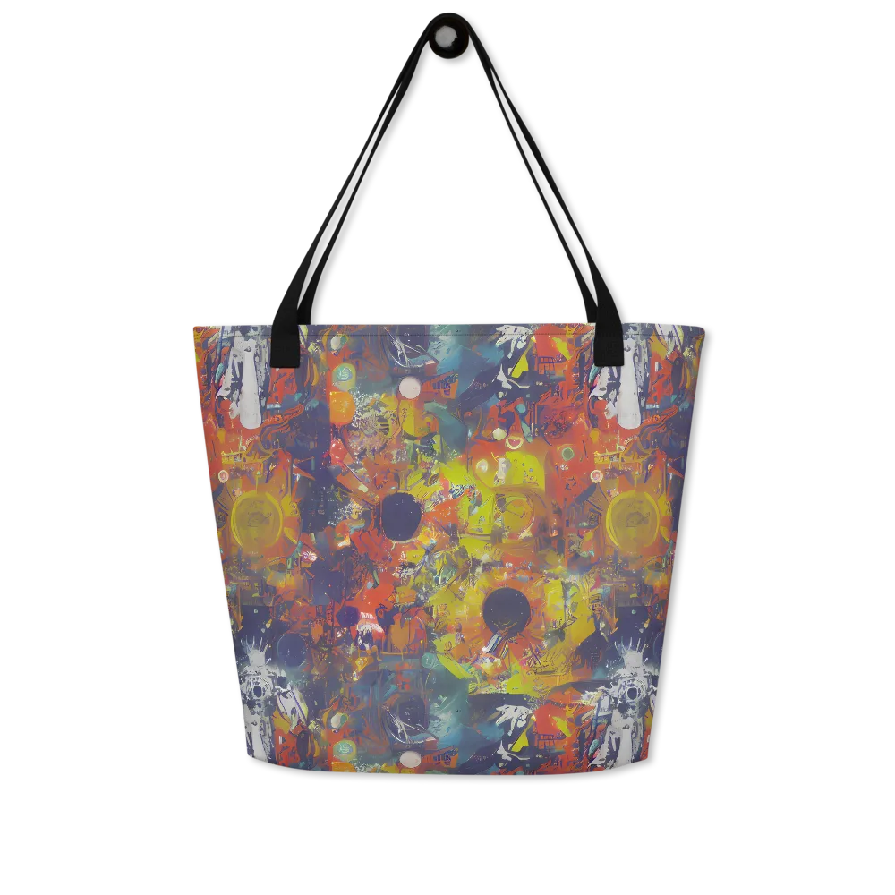 Lucid Revolution on Large Tote Bag W/ Pocket — Front