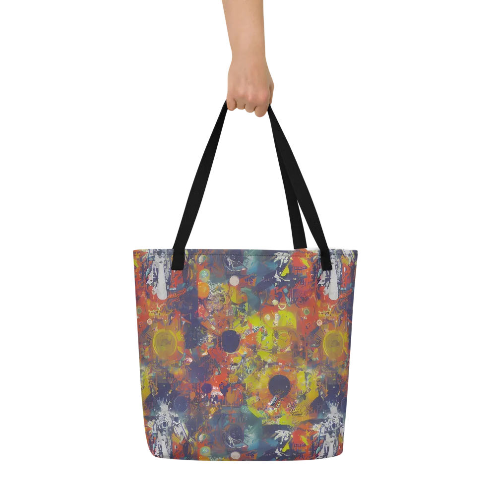 Lucid Revolution on Large Tote Bag W/ Pocket — Front