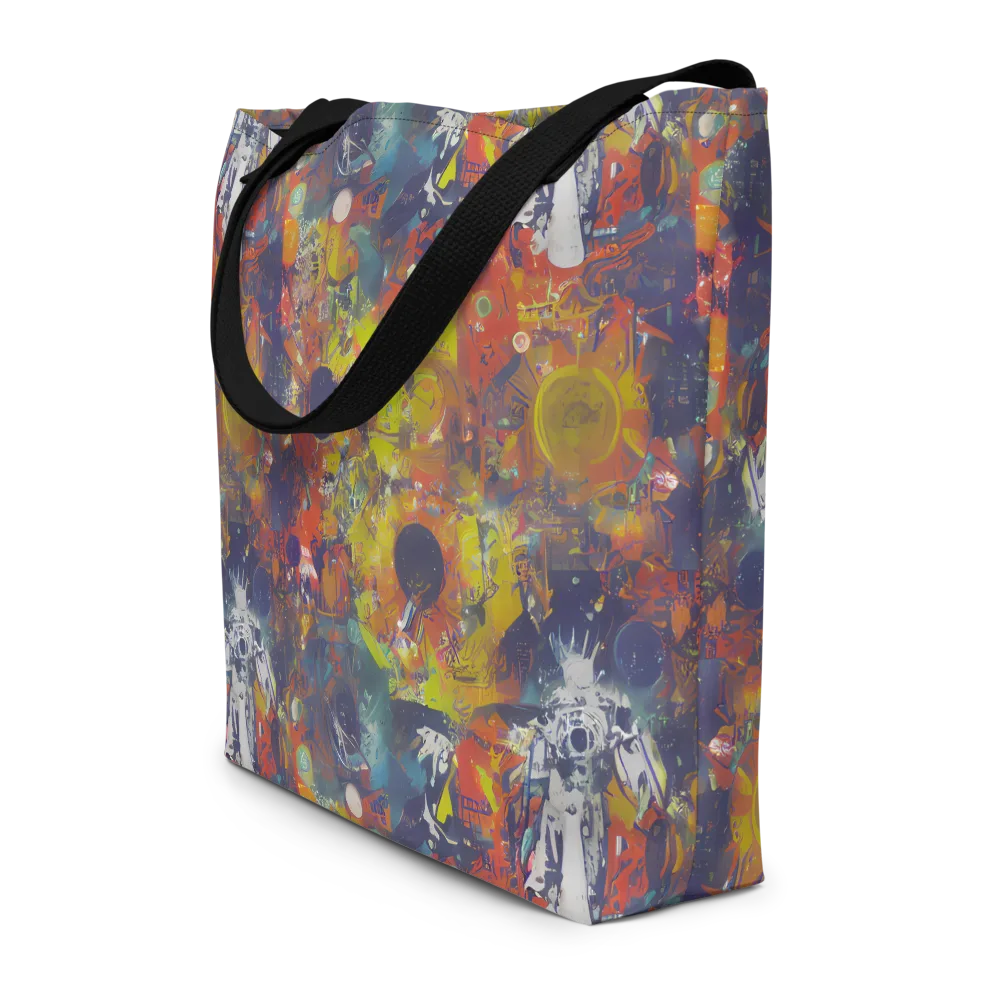 Lucid Revolution on Large Tote Bag W/ Pocket — Front
