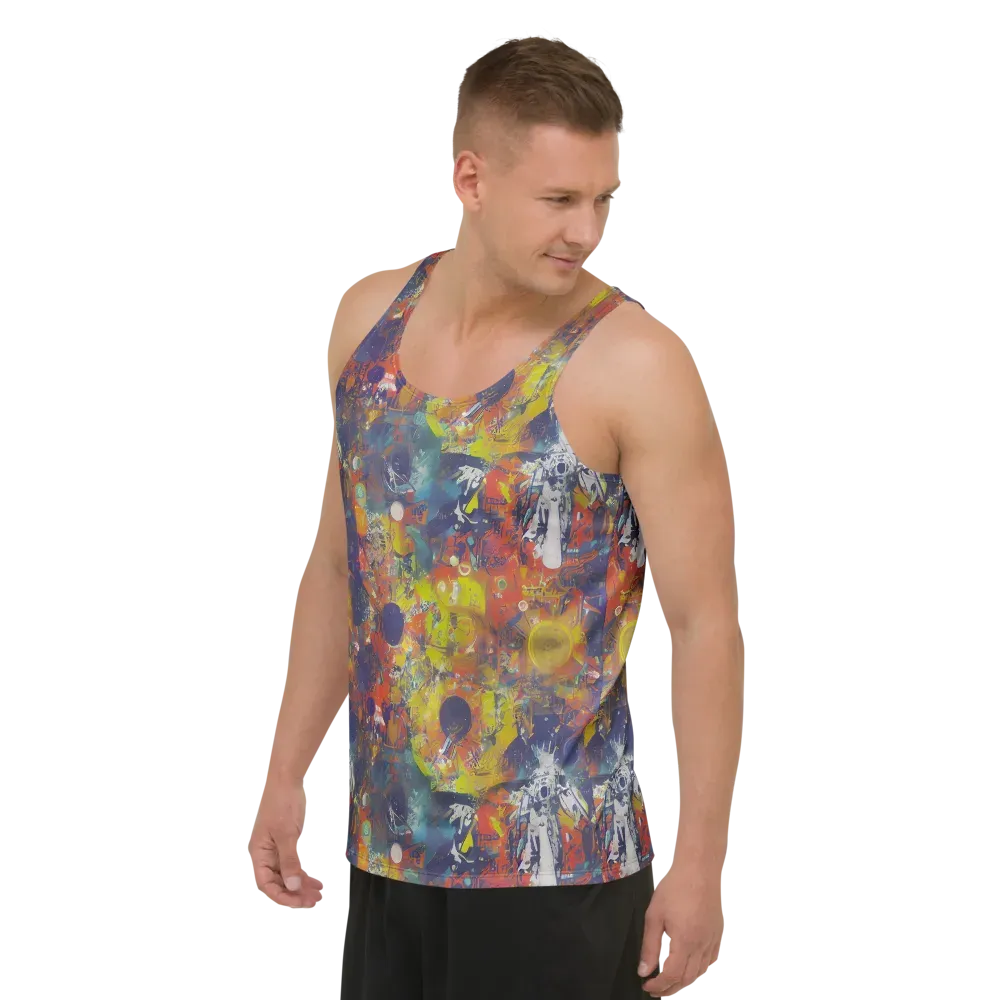 Lucid Revolution on Men's Tank Top — Left Front