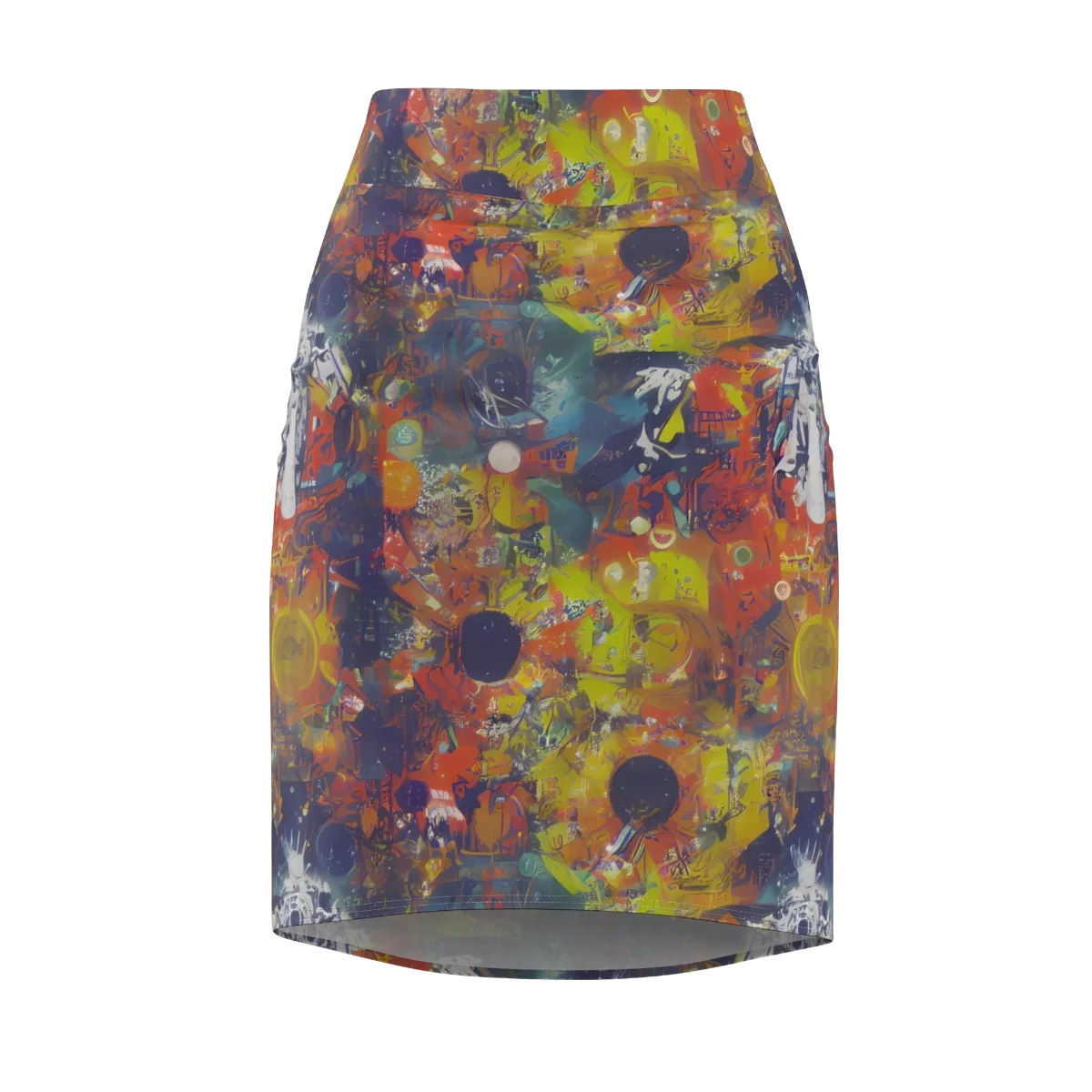 Lucid Revolution on Pencil Skirt — Front