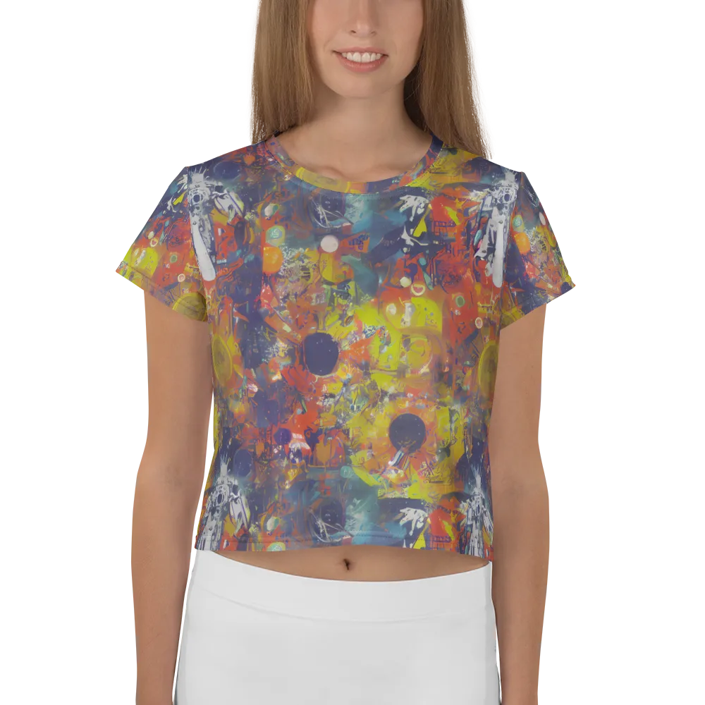 Lucid Revolution on Crop Tee — Front