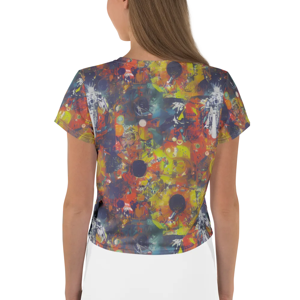 Lucid Revolution on Crop Tee — Back