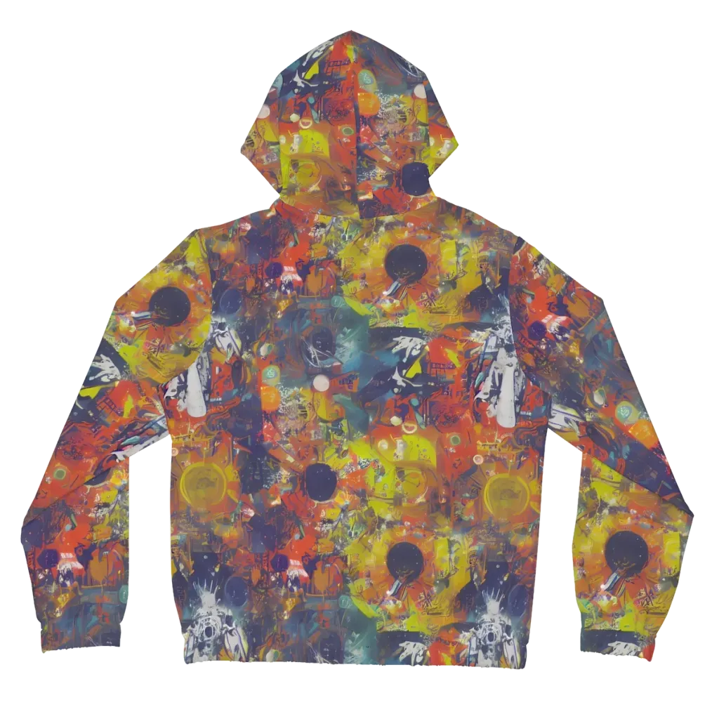 Lucid Revolution on Women's Full-Zip Hoodie — Back