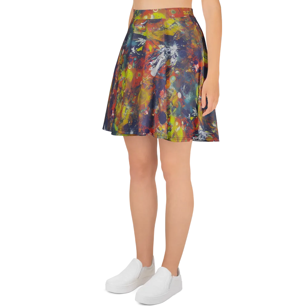 Lucid Revolution on Skater Skirt — Left