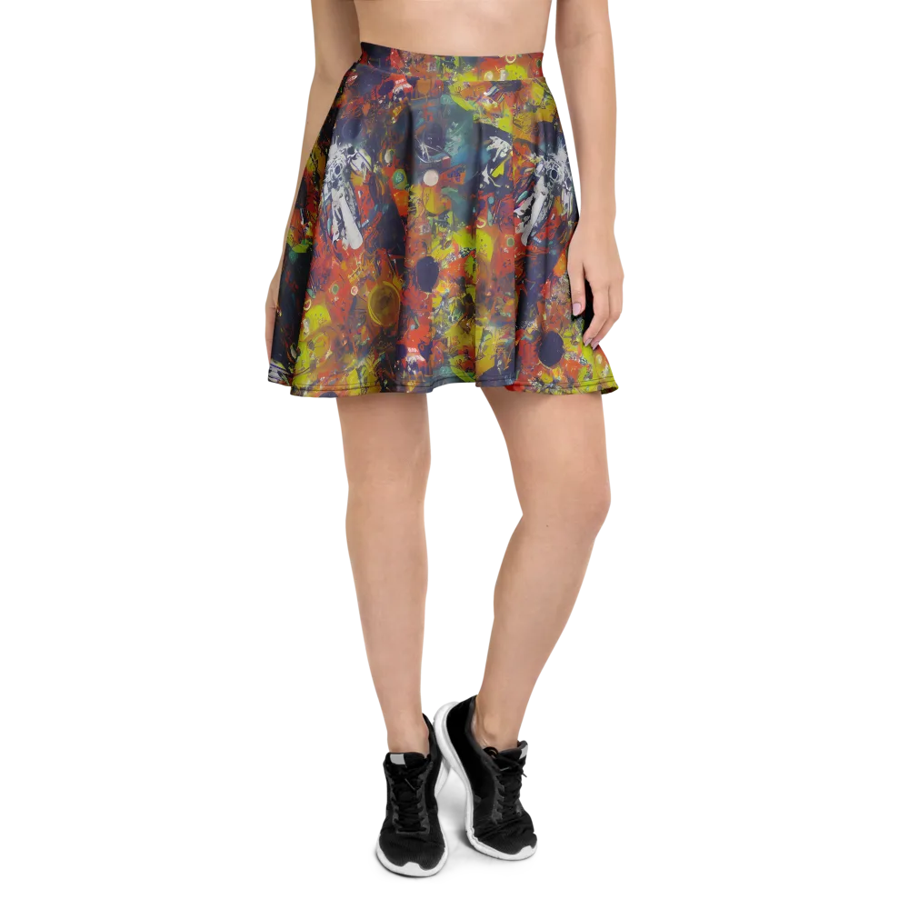 Lucid Revolution on Skater Skirt — Front
