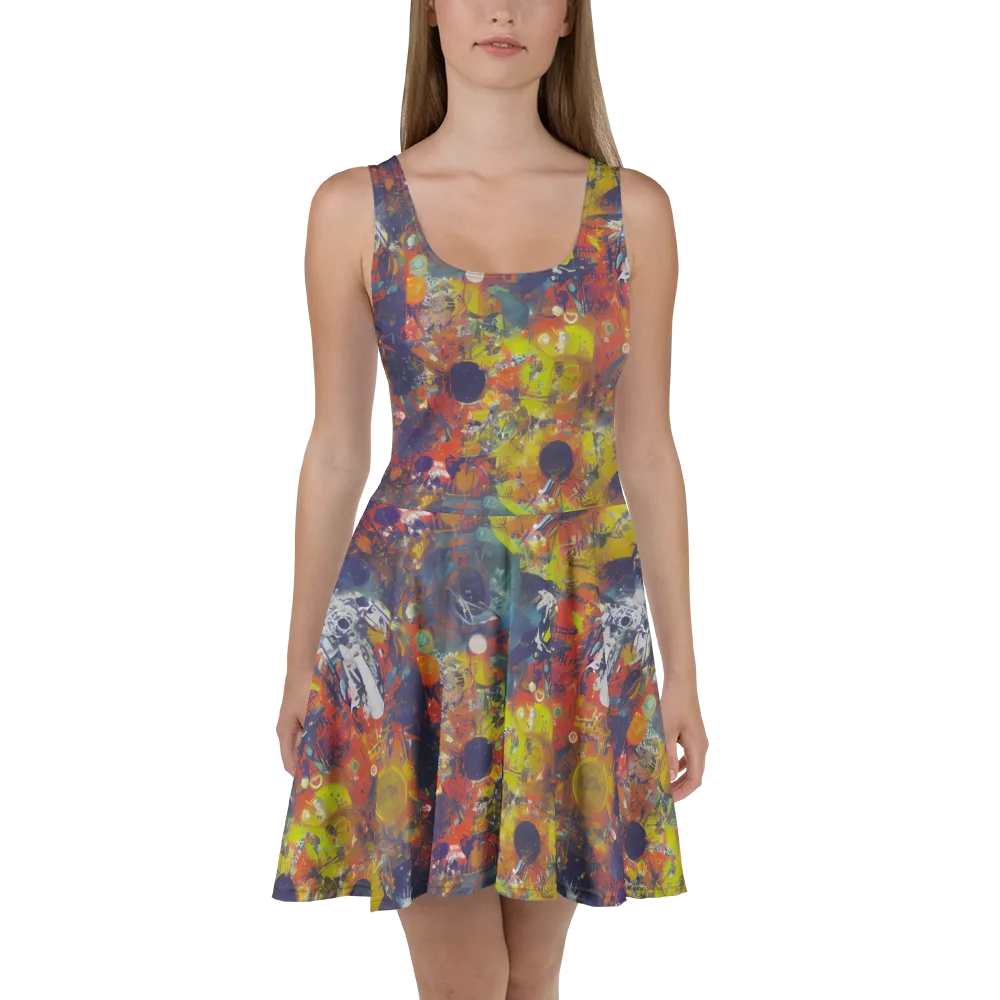 Lucid Revolution on Skater Dress — Front