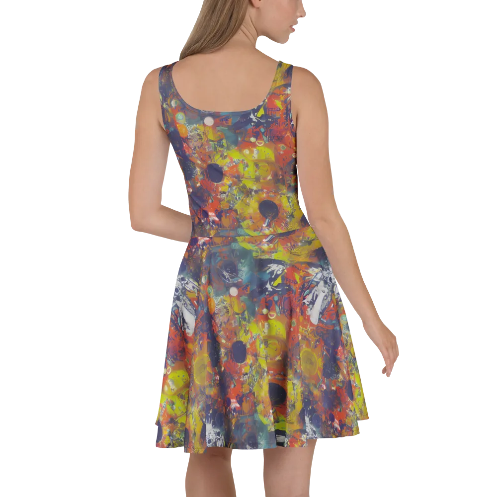 Lucid Revolution on Skater Dress — Back