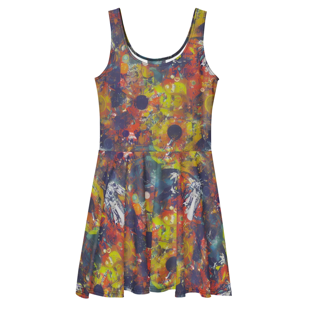 Lucid Revolution on Skater Dress — Front