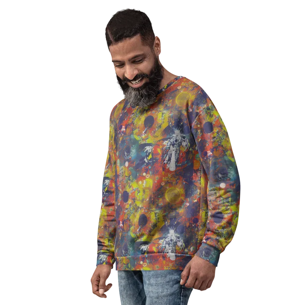 Lucid Revolution on Sweatshirt — Left Front