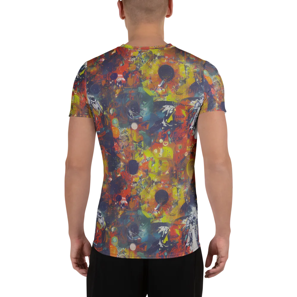 Lucid Revolution on Men's Athletic T-Shirt — Back