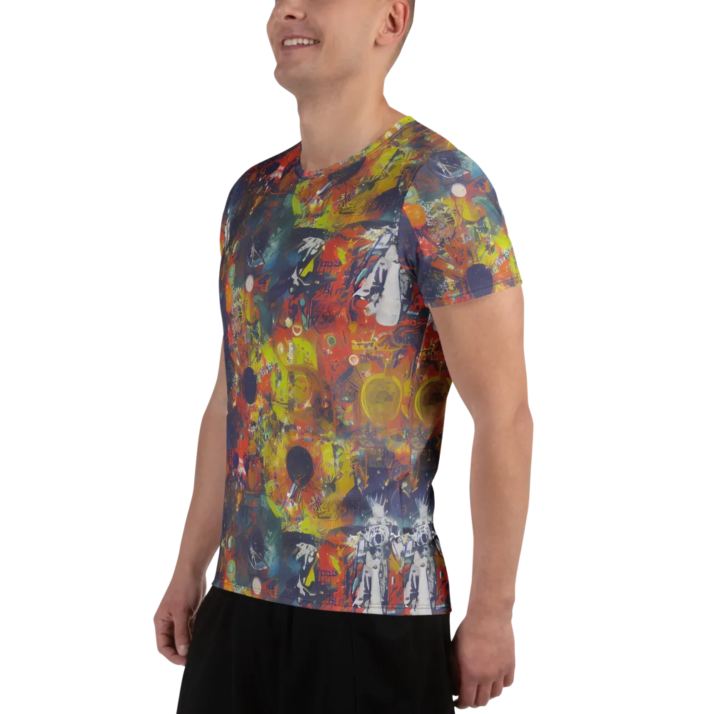 Lucid Revolution on Men's Athletic T-Shirt — Left