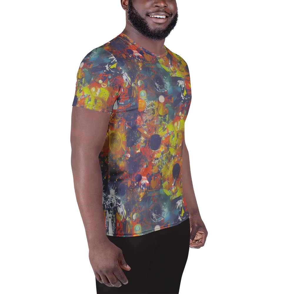 Lucid Revolution on Men's Athletic T-Shirt — Right
