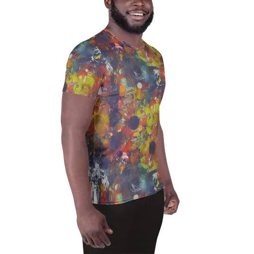Lucid Revolution on a Men's Athletic T-Shirt
