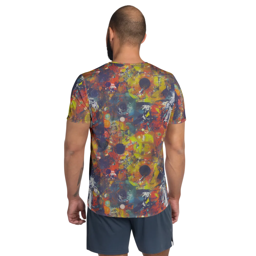 Lucid Revolution on Men's Athletic T-Shirt — Back