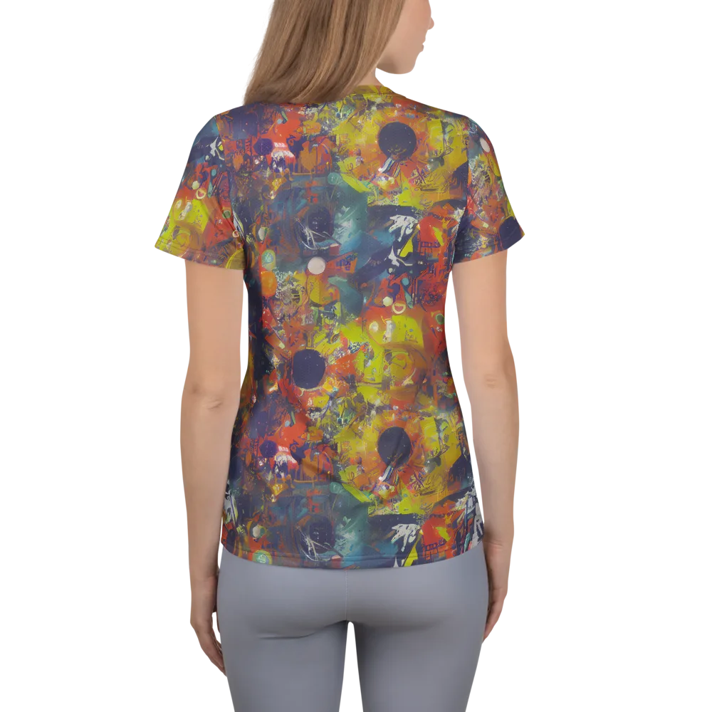 Lucid Revolution on Women's Athletic T-Shirt — Back
