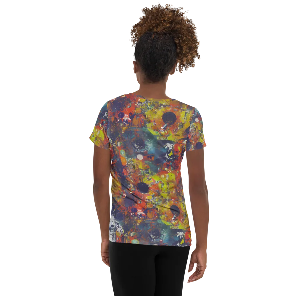 Lucid Revolution on Women's Athletic T-Shirt — Back
