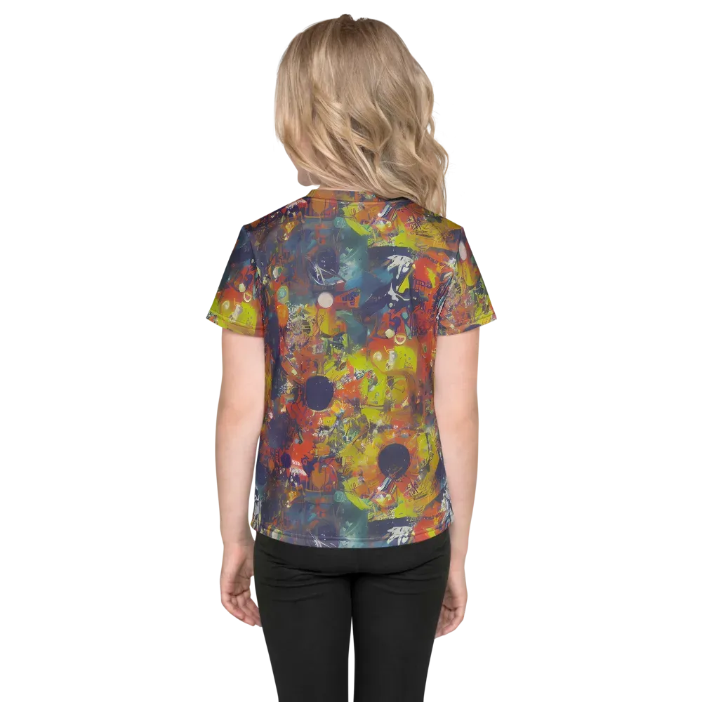 Lucid Revolution on Kids Crew Neck T-Shirt — Back