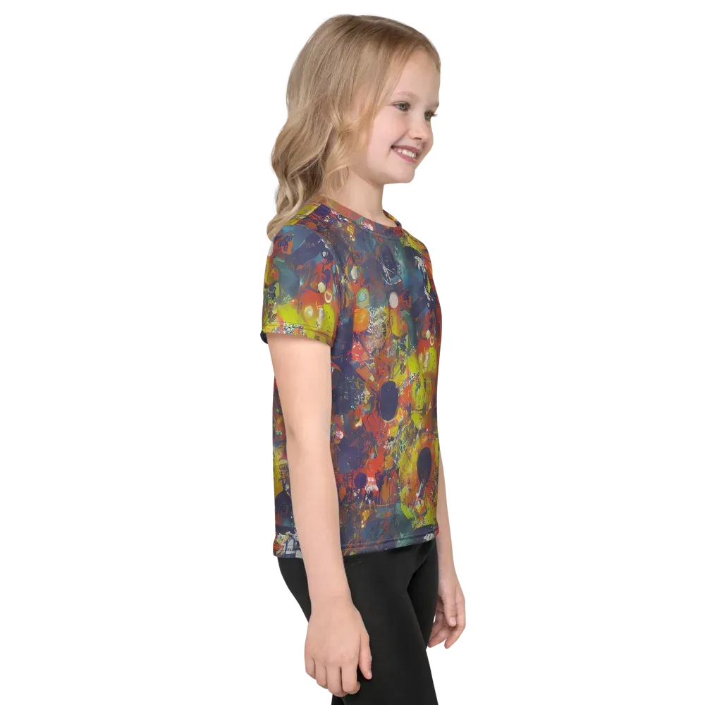Lucid Revolution on Kids Crew Neck T-Shirt — Right