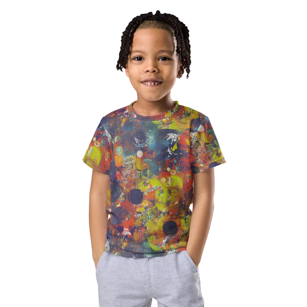 Lucid Revolution on Kids Crew Neck T-Shirt — Front