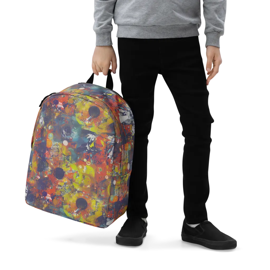 Lucid Revolution on Minimalist Backpack — Zoomed-in