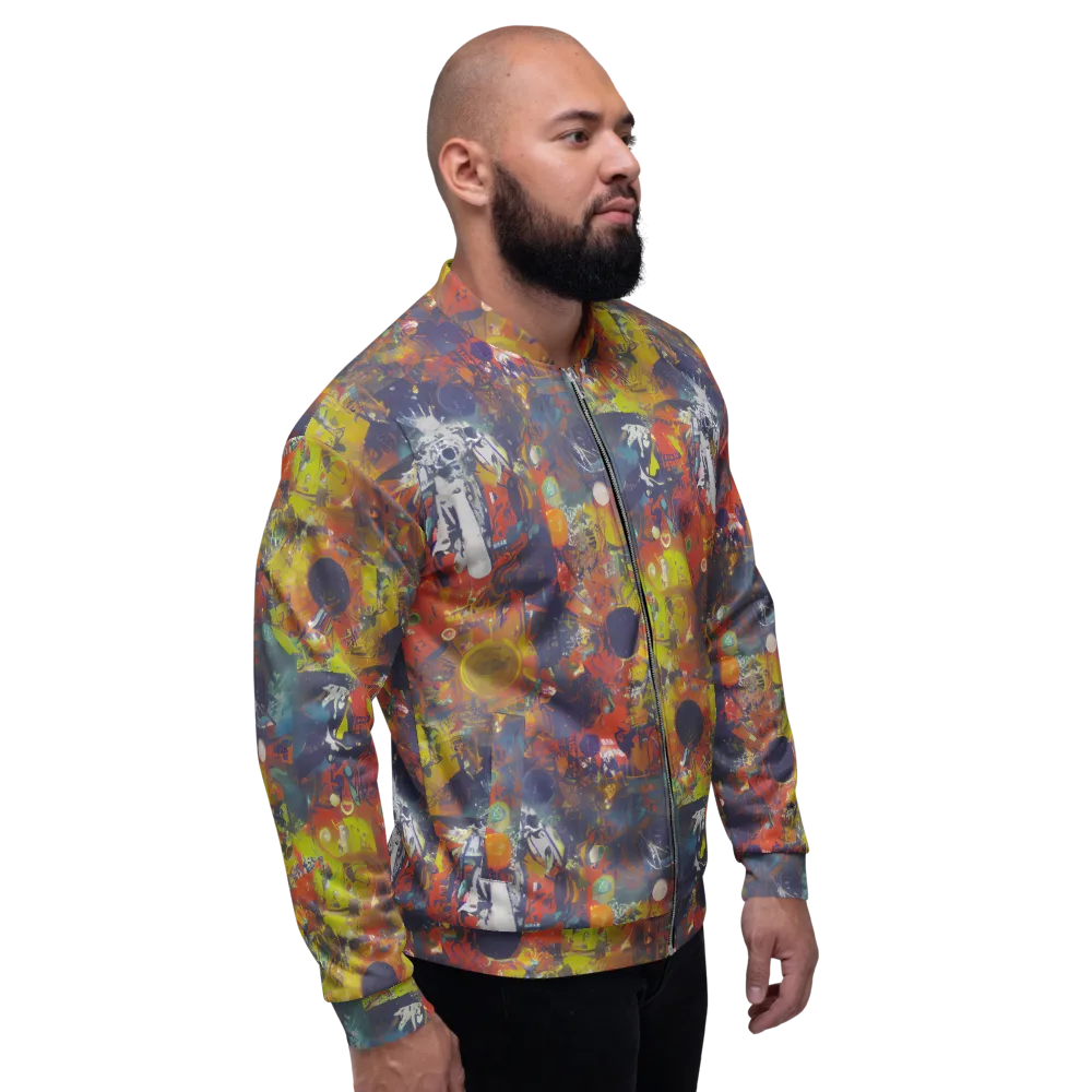 Lucid Revolution on Bomber Jacket — Right
