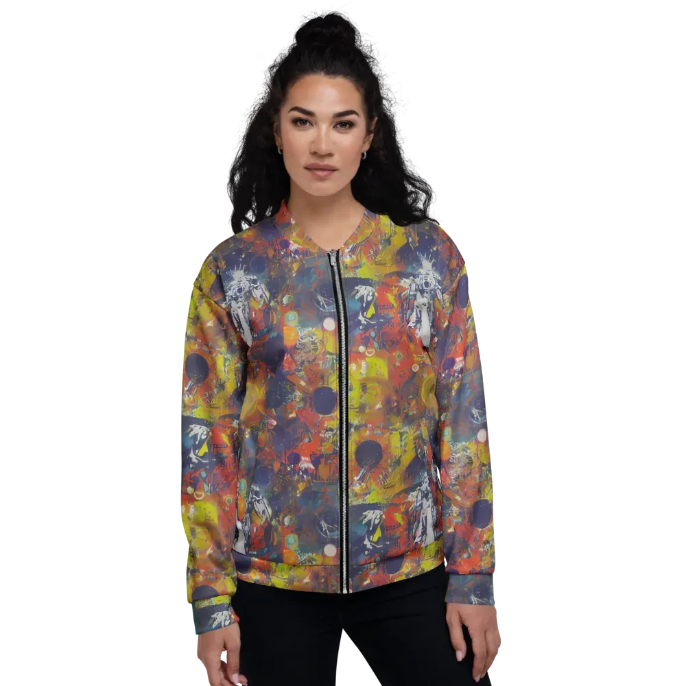 Lucid Revolution on Bomber Jacket — Front