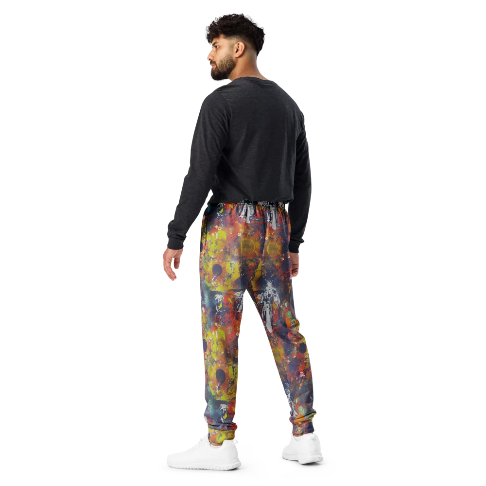 Lucid Revolution on Men's Joggers — Back