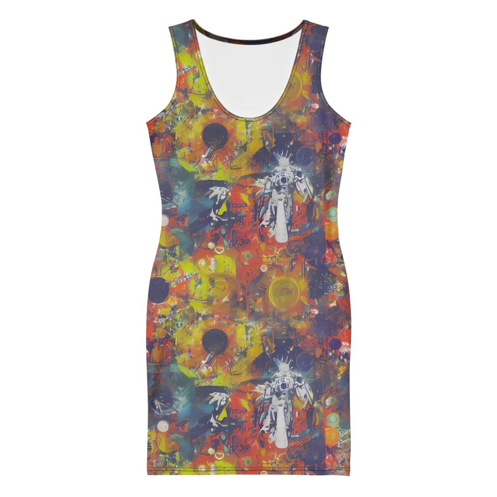 Lucid Revolution on Bodycon Dress — Front