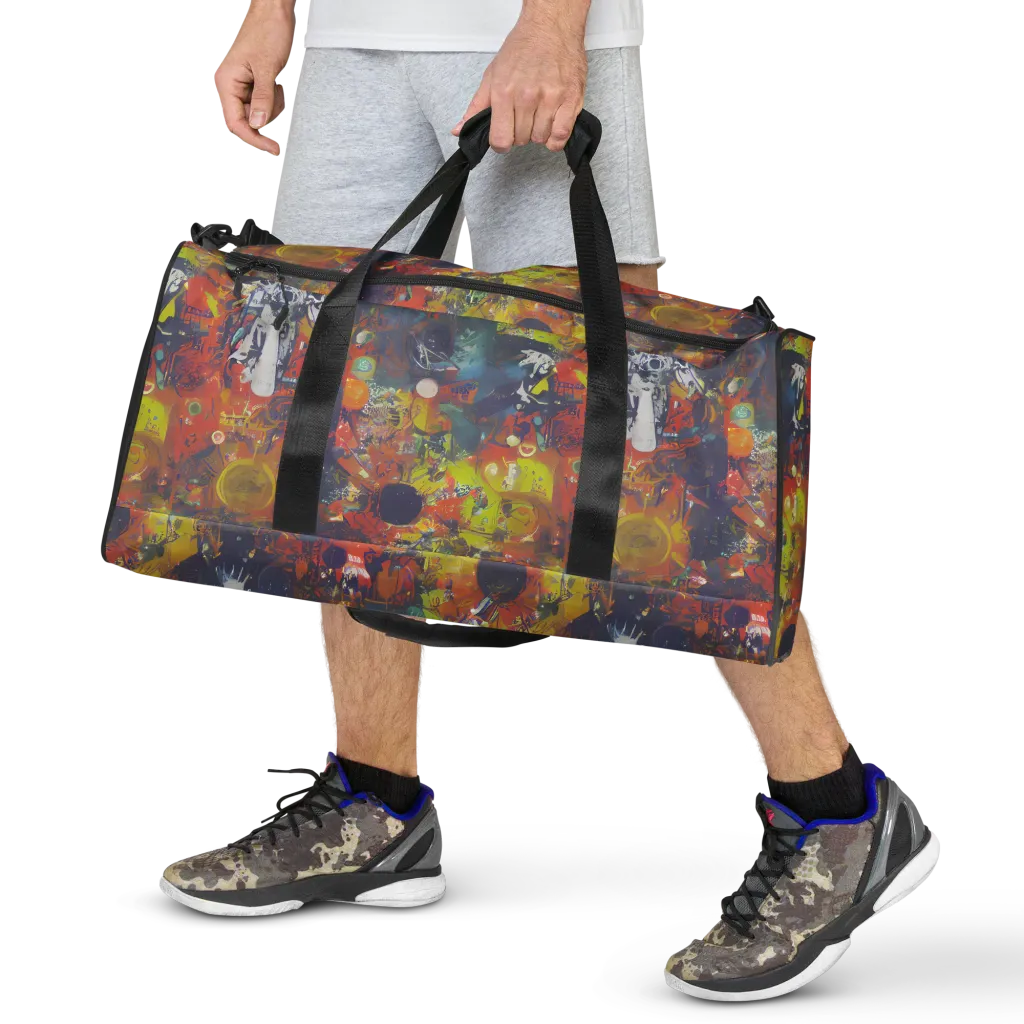 Lucid Revolution on Duffle Bag — Front