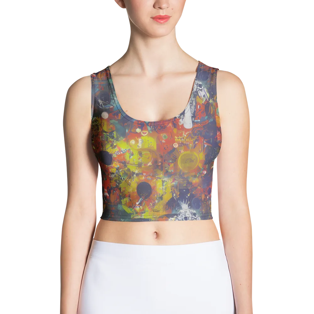 Lucid Revolution on Crop Top — Front