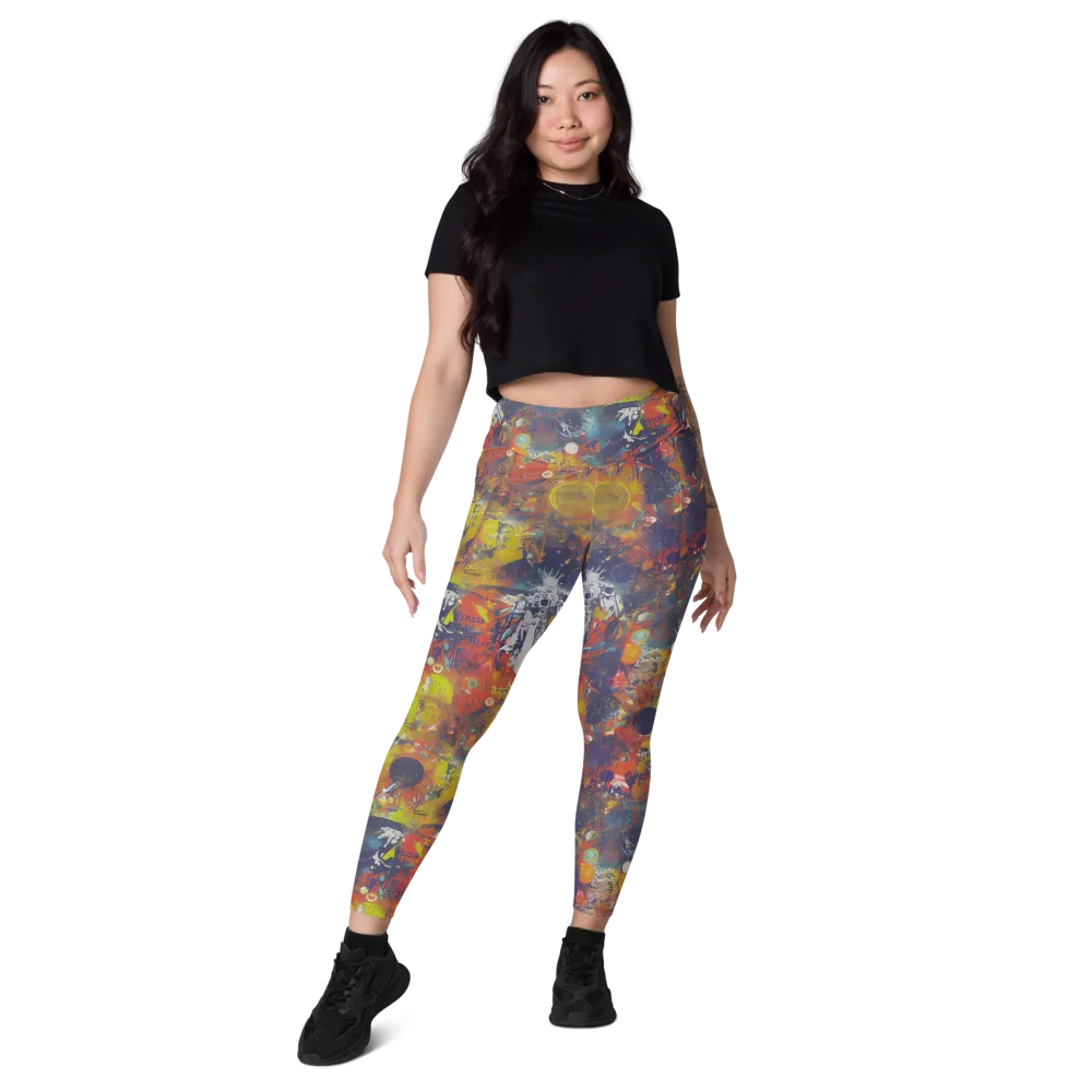 Lucid Revolution on Leggings with Pockets — Front