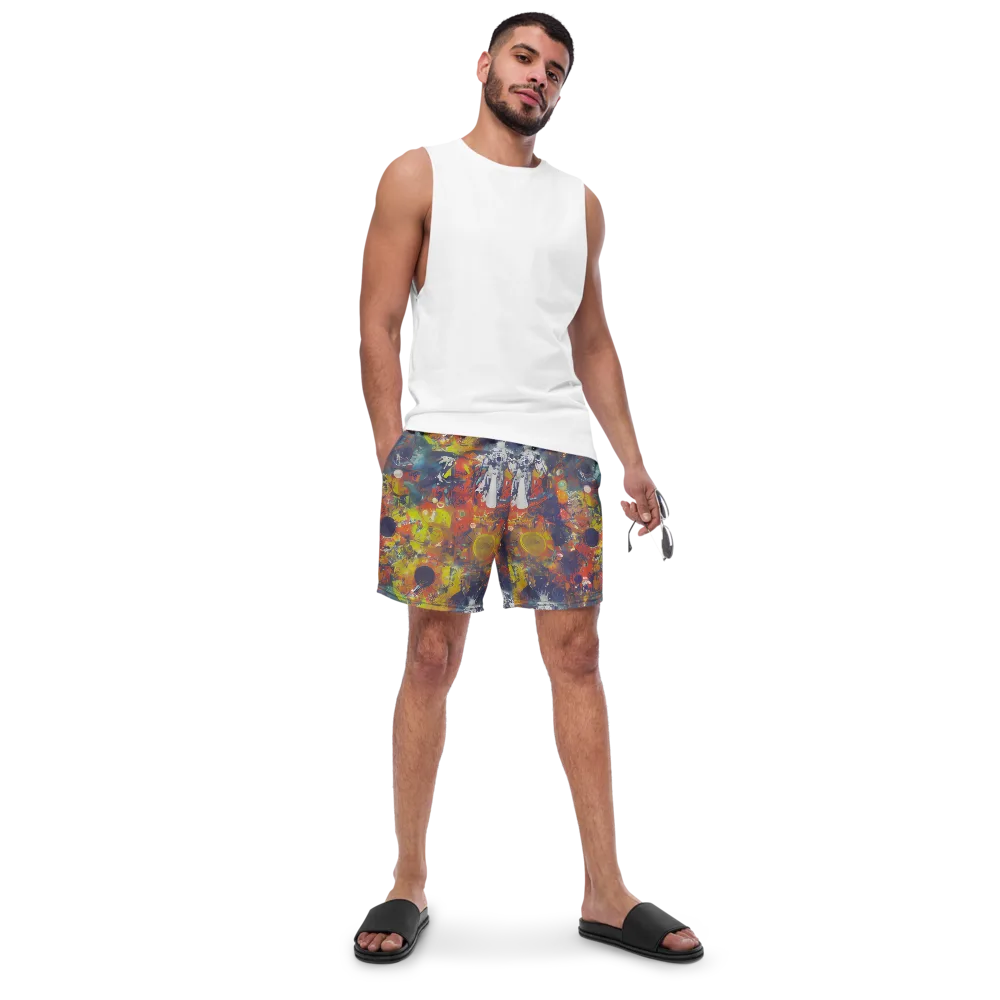 Lucid Revolution on Swim Trunks — Front