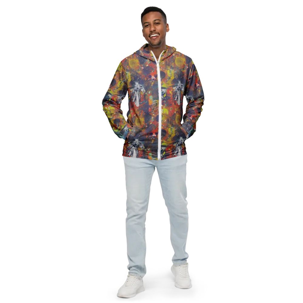Lucid Revolution on Men's Windbreaker — Front
