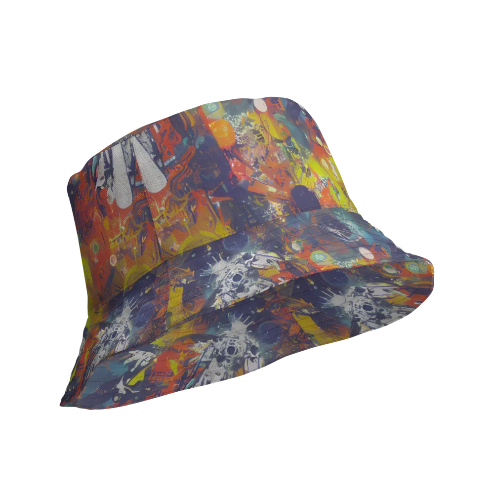 Lucid Revolution on Reversible Bucket Hat — Product details Outside